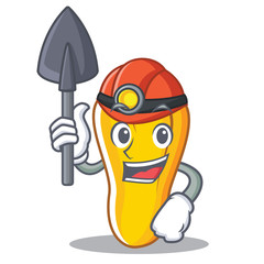 Sticker - Miner cashew mascot cartoon style