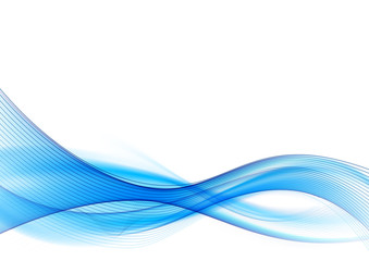 Poster - curve and blend background