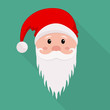 © chekman - Face of Santa Claus. Vector illustration