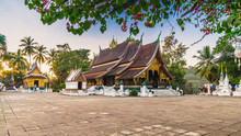 Wat Xieng Thong (Golden City Temple) In Luang Prabang, Laos. Xieng Thong Temple Is One Of The Most Important Of Lao Monasteries.