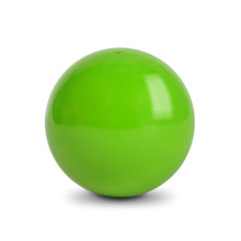 Green Ball, Snooker Ball On White Background