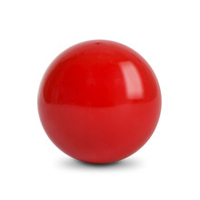 Red Ball, Snooker Ball On White Background