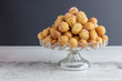 Struffoli - Traditional Neapolitan Dessert Served at Christmas and Easter.  Honey Glazed, Fried, dough Balls