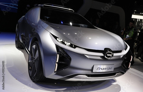 Gac Enverge Electric Concept Car Is Displayed At The North American Gac Enverge Electric Concept Car Is Displayed At The North American International Auto Show In Detroit