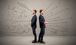 © ra2 studio - Businessman with two choices