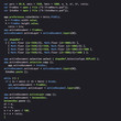Digital java code text. Computer software coding vector concept