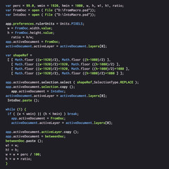 Wall Mural - Digital java code text. Computer software coding vector concept