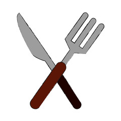 Wall Mural - Restaurant cutlery symbol icon vector illustration graphic design