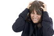 © Pamela Au - Mature Woman pulling her Hair