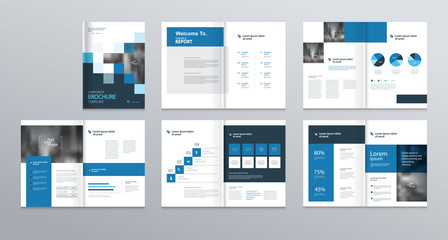 template layout design with cover page for company profile ,annual report , brochures, flyers, prese