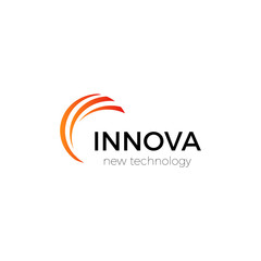Aufkleber - Innovation technology company abstract vector logo template.