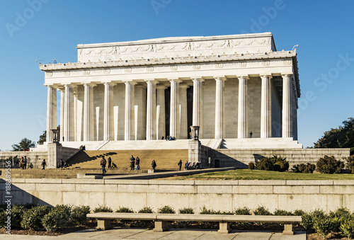 Fotografia The Lincoln Memorial in Washington, DC.