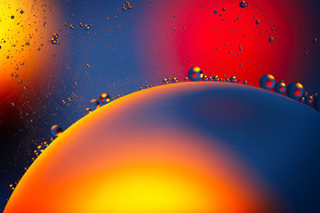 Fototapete - Space of bubbles balls abstraction background for web design and greeting cards