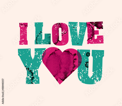 I Love You Concept Stamped Word Art Il Ration I Love You Concept Stamped Word Art Il Ration