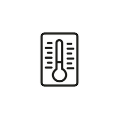 Wall Mural - Thermometer Line Icon