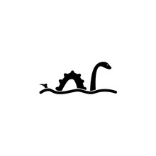 Loch Ness Monster Icon. Element Of United Kingdom Culture Icons. Premium Quality Graphic Design Icon. Signs, Outline Symbols Collection Icon For Websites, Web Design, Mobile App