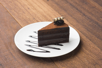 Dark chocolate cake