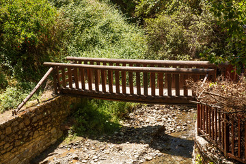 Wall Mural - Old wooden bridge