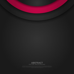 Poster - abstract circle angle arrow overlap vector background on space for text and message artwork design