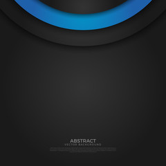 Poster - abstract circle angle arrow overlap vector background on space for text and message artwork design