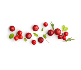 Fresh forest berry cranberry