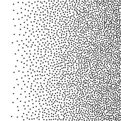 Poster - black and white halftone background