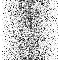 Poster - black and white halftone background