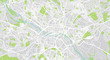 Urban vector city map of Leeds, England