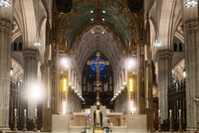 Church Interior In New York.