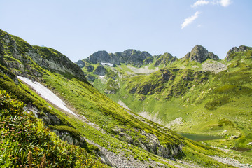 A beautiful mountain valley. Caucasus.