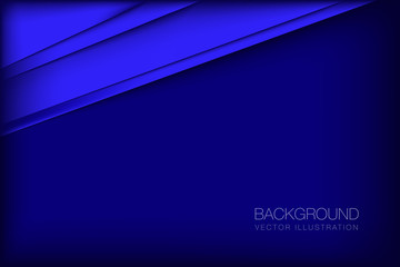 Poster - abstract vector background overlap paper layer on red dark space for text and design illustration