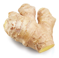 Wall Mural - Ginger Isolated on a white