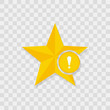 © azvector - Star icon, warning icon