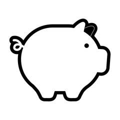 Poster - piggy bank design