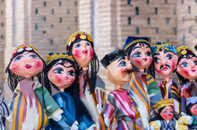 Traditional Oriental Doll In Bukhara Bazaar - Uzbekistan