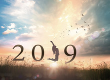 Happy New Year 2019 Concept