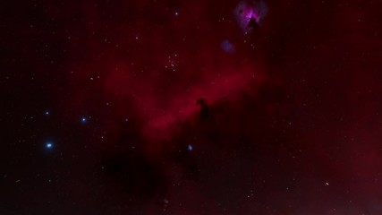 horsehead nebula red space dust