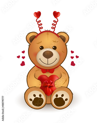 happy valentines day bear