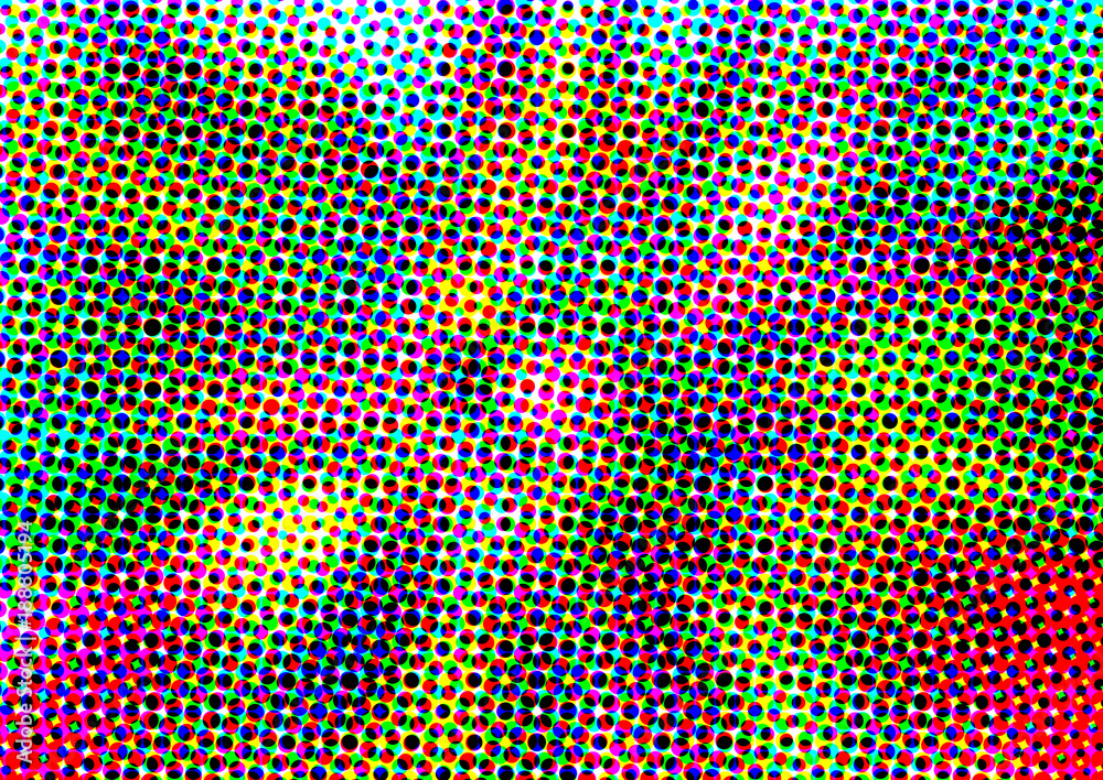 Raster CMYK 4 Stock Illustration | Adobe Stock