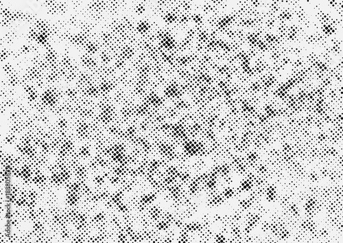 Fotografia Grunge halftone vintage Dots texture design element