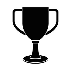 Canvas Print - trophy cup championship award vector illustration design