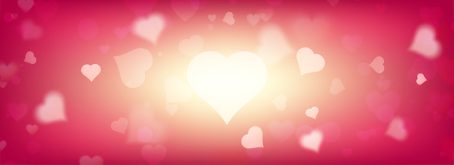 Happy Valentines Day celebration concept.