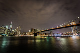 Fototapeta  - Manhattan skyline by night