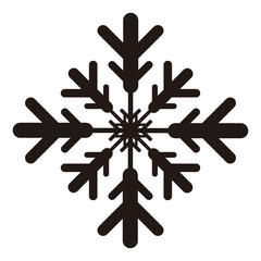 Sticker - Isolated snowflake icon