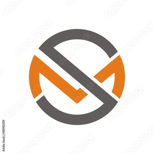 Ms Logo Sm Logo Design Template Vector Illustration Vector De Stock Adobe Stock