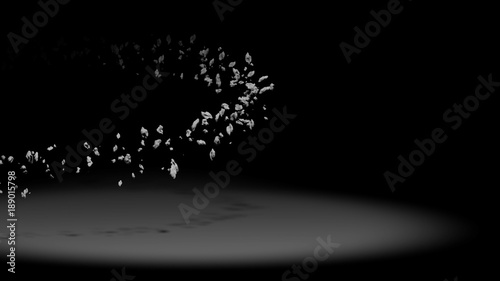 The Asteroid Belt Circumstellar Disc Located Between The