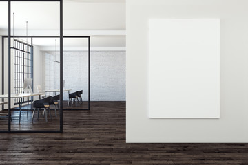 Poster - Modern office with empty poster