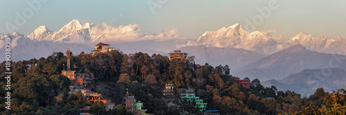 Fotografie, Obraz Nagarkot, Nepal, View on the Himalayan Mountain Range