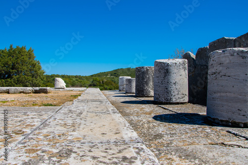 Fotomural Sancturay of Nemesis at Rhamnous in north- east Attica in Greece