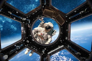 Wall Mural - astronaut in outer space